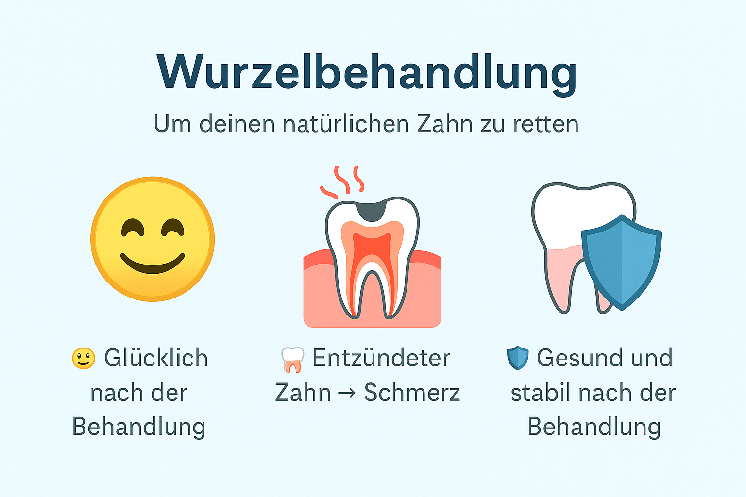 Wurzelbehandlung in Stuttgart – Ihre Chance, den Zahn zu retten